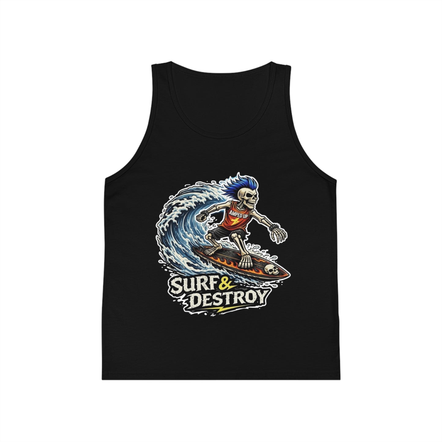 SURF & DESTROY TANK TOP-YOUTH