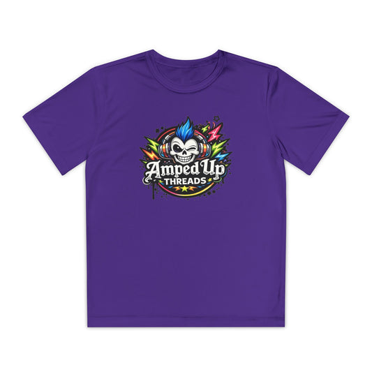 NEON LIGHTNING GIRL LOGO TEE