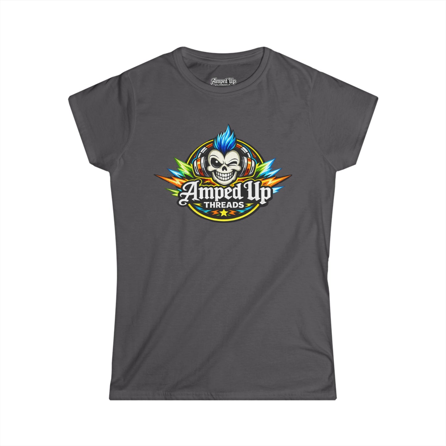 AMPED UP SKULL LOGO WOMEN